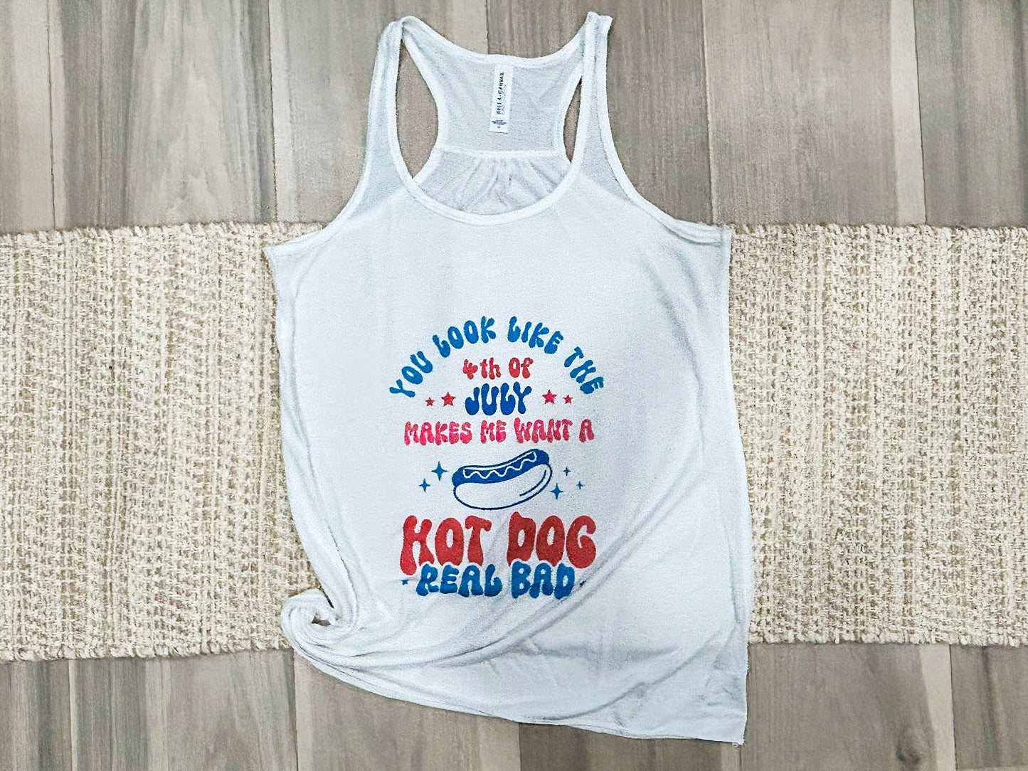 HOT DOG ADULT TANKTOP