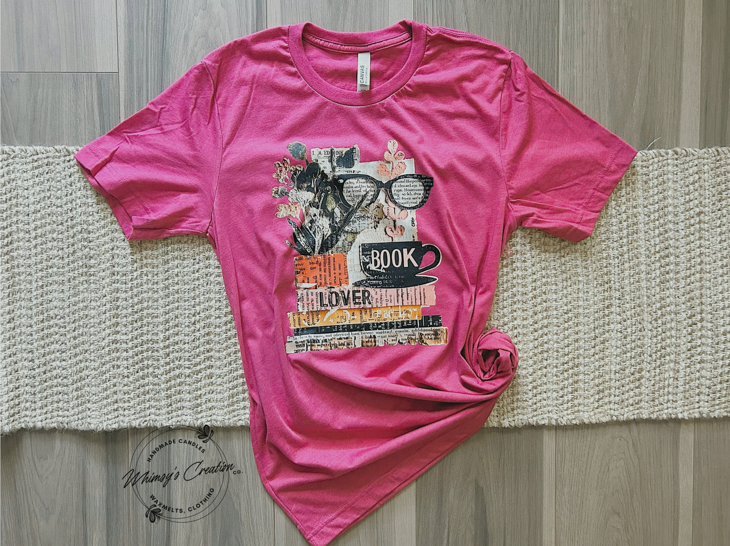 MAROON BOOK LOVER TEE