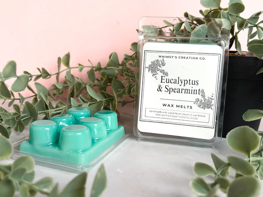 Eucalyptus & Spearmint | Wax Melt Clamshell