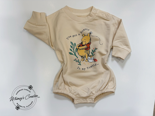 RUMBLY IN MY TUMBLY SWEATER ROMPER